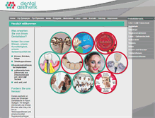 Tablet Screenshot of dental-aesthetik.com